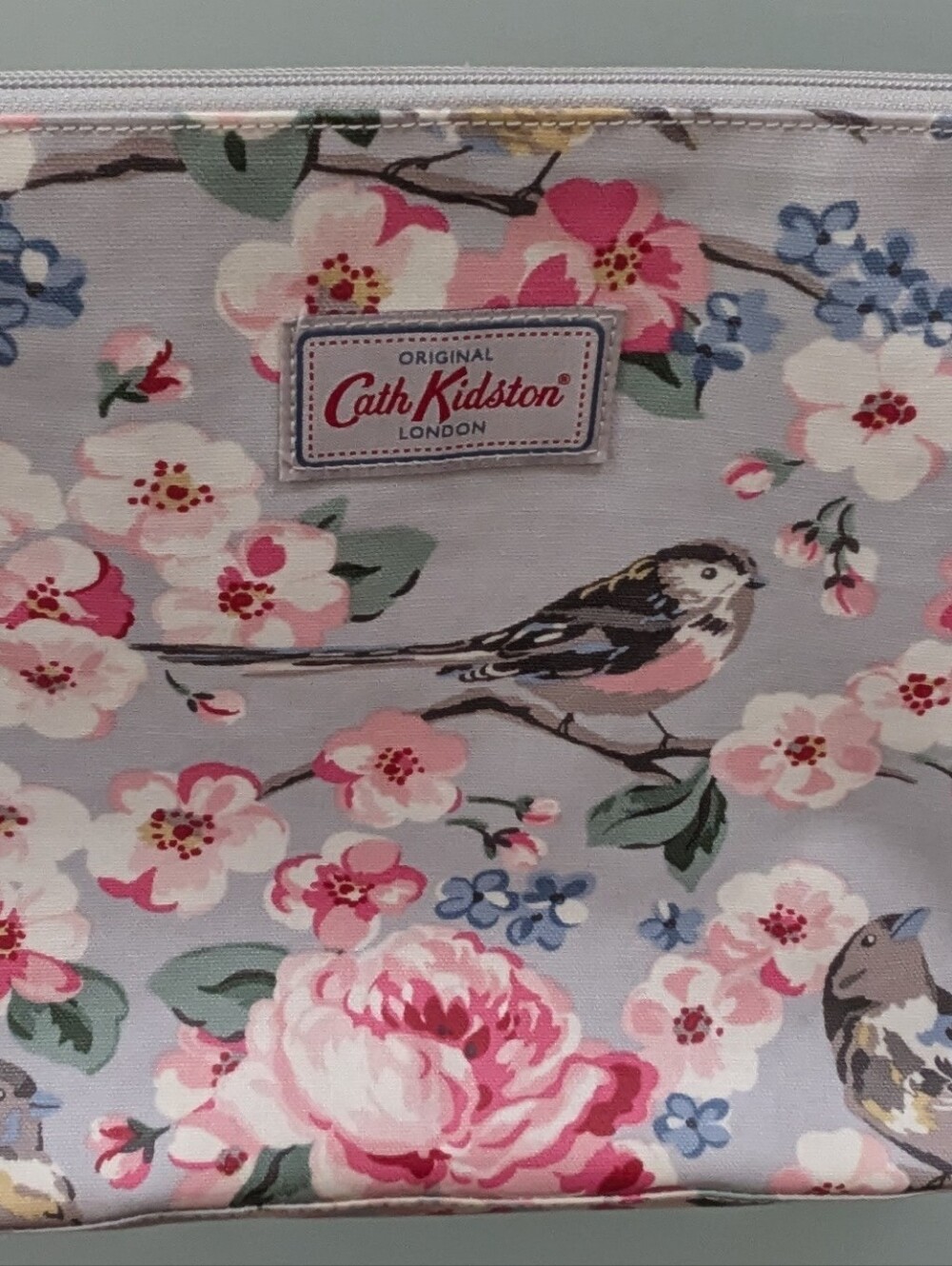 Cath Kidston London Grey Floral & Bird Design Shoulder/Cross Body Bag